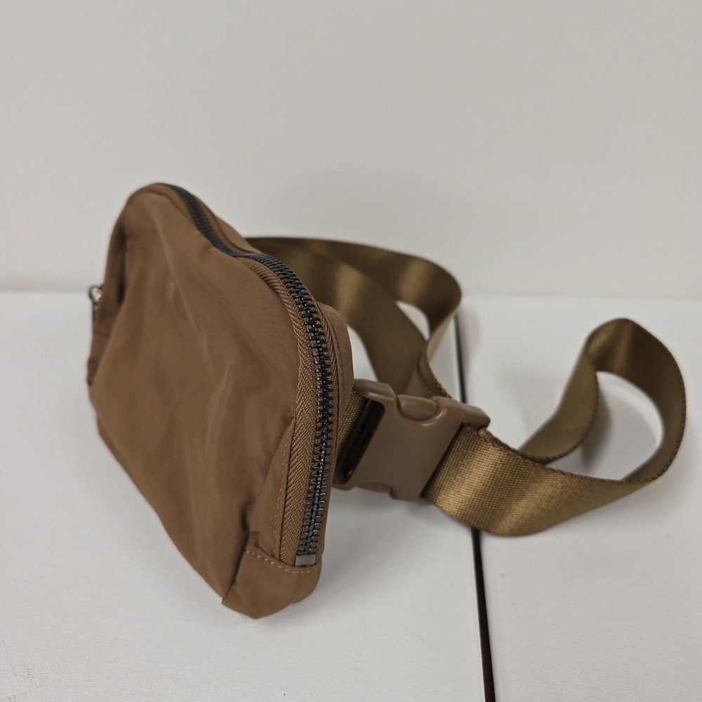 ododos Nylon Belt‎ Bag Fanny Pack Crossbody Pouch Tan Adjustable Strap